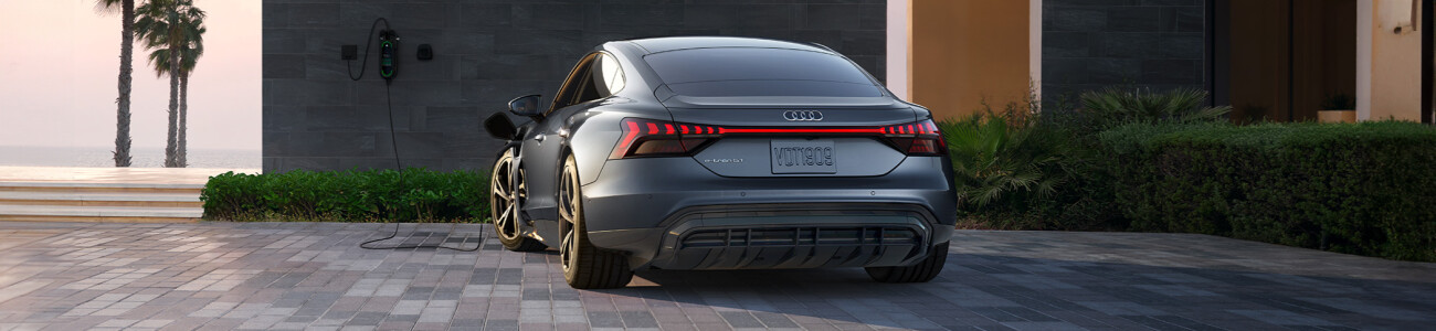 2024 Audi e tron GT electric charging at home