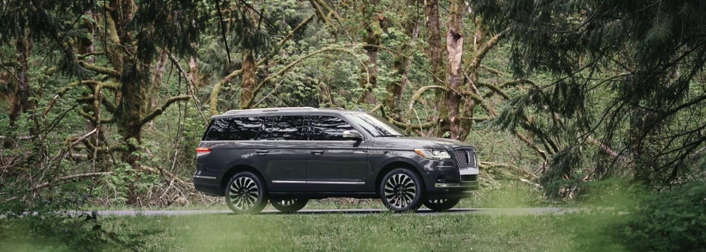 Lincoln Navigator Black Label Trim Parked in Nature