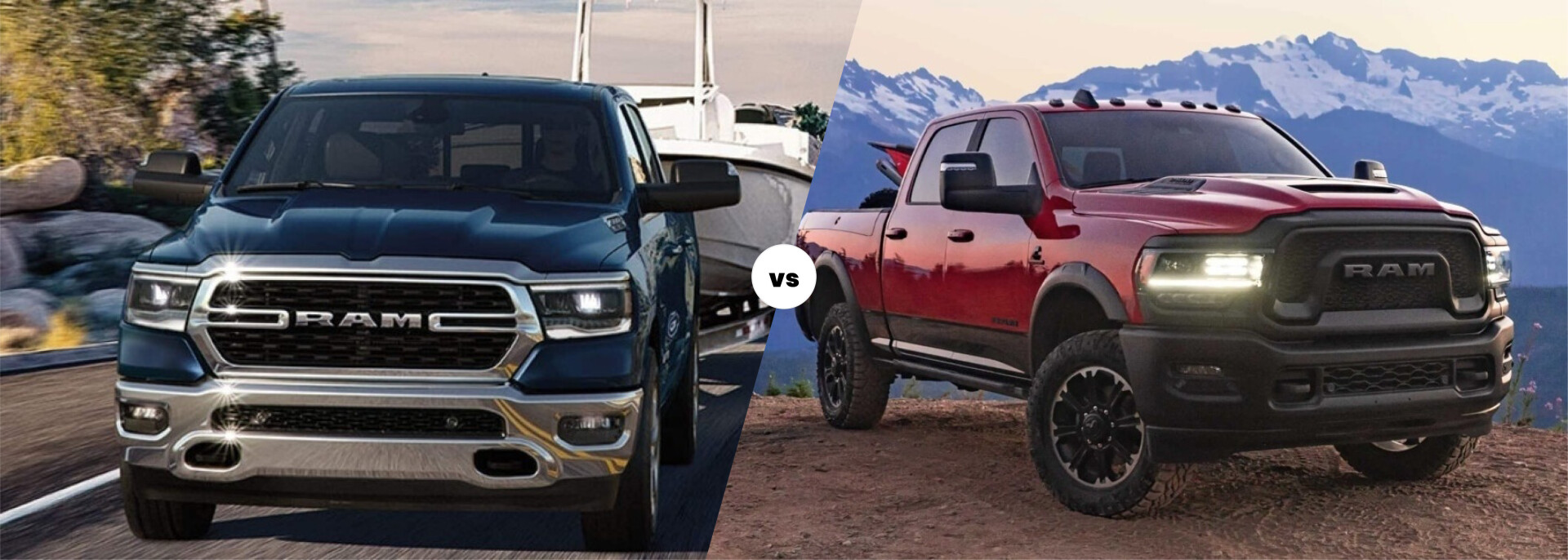 2023 RAM 1500 vs. 2023 RAM 2500 2023 RAM 1500 vs. 2023 RAM 2500