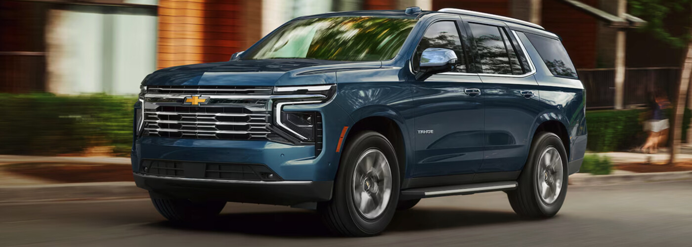 2026 Chevy Tahoe driving in town