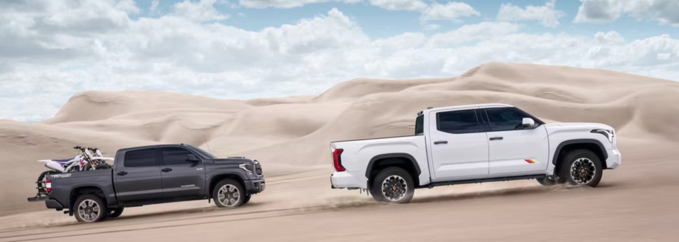 2026 Toyota Tundras in desert