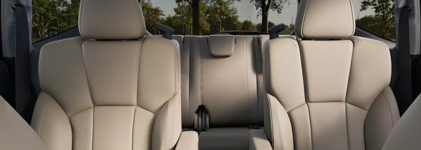 Subaru Ascent Interior - Warm Ivory Leather