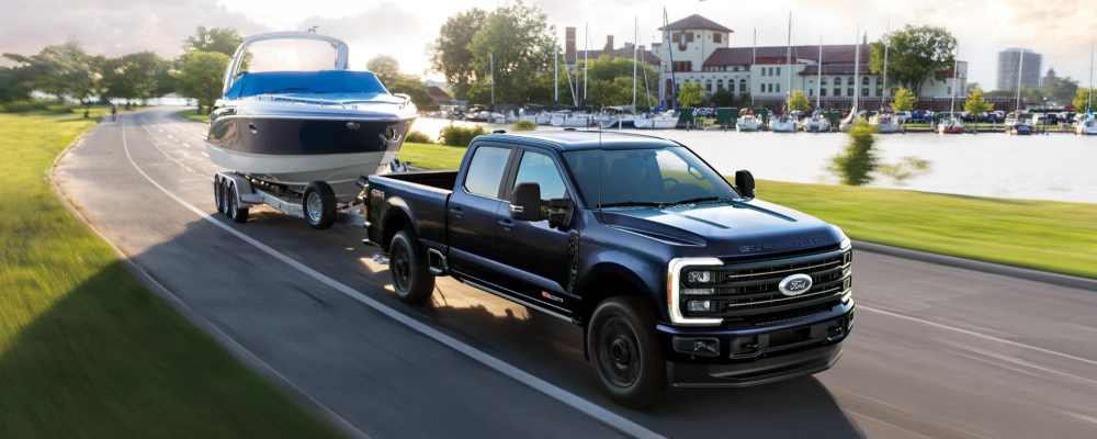 2025 Ford Super Duty Towing a Boat 2025 Ford Super Duty Towing a Boat