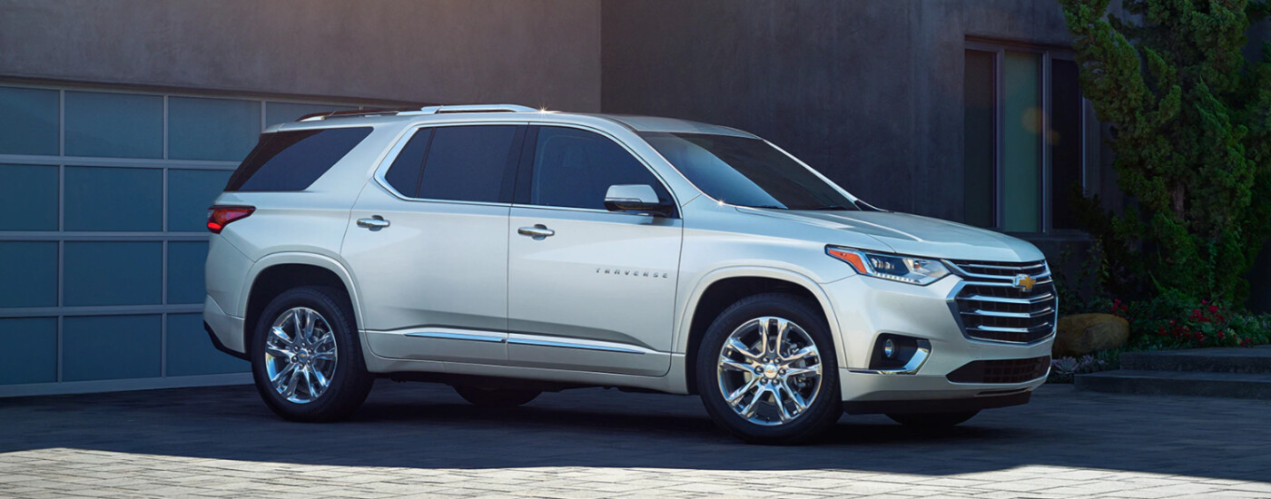 2020 Chevy Traverse Parked in Driveway