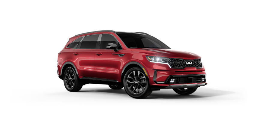 2023 Kia Sorento SX & EX - Passion Red