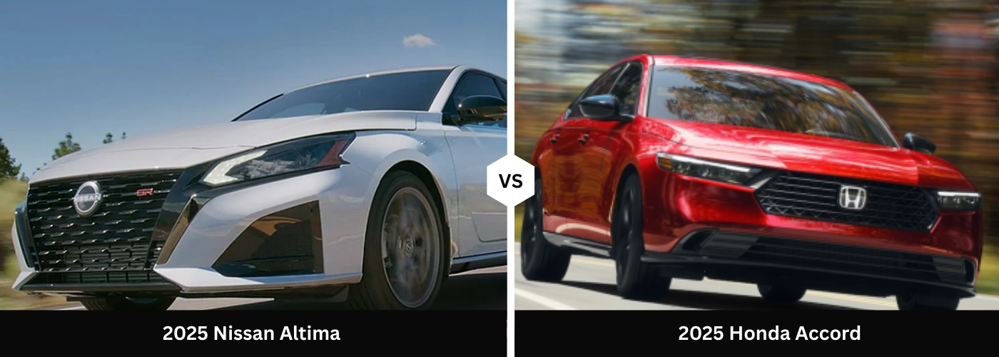 2025 Nissan Altima vs. 2025 Honda Accord