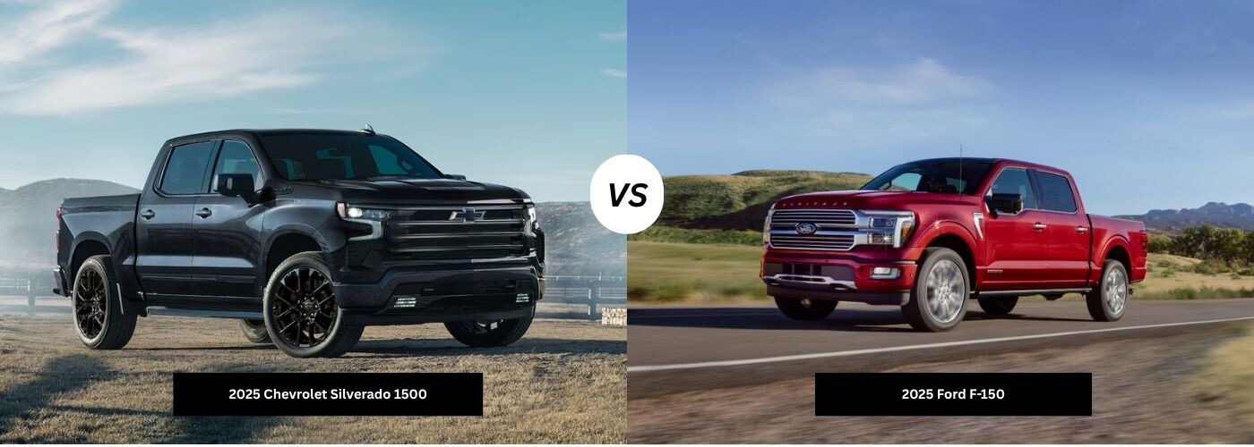 2025 Chevy Silverado 1500 vs. Ford F-150