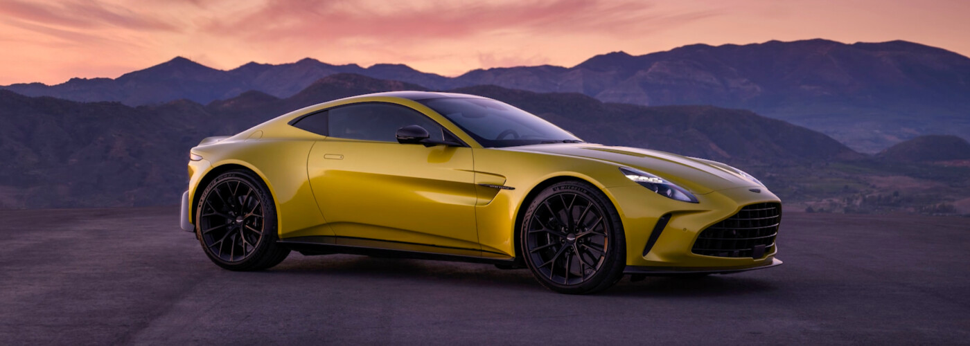 2026 Aston Martin Vantage exterior gold