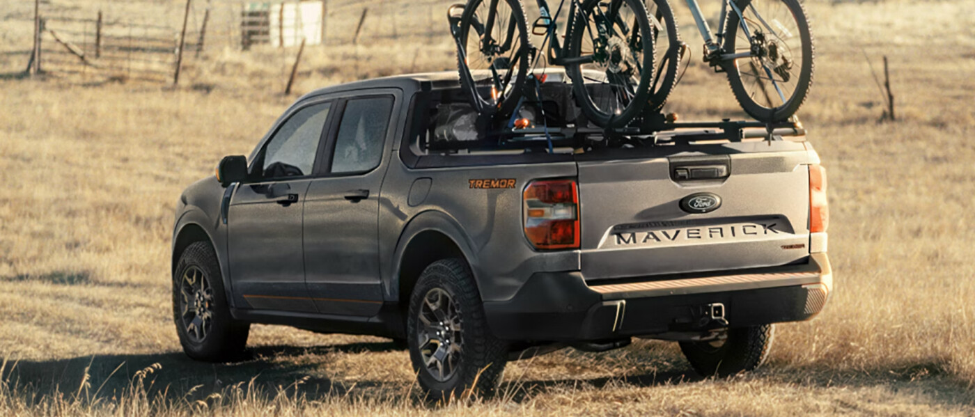 2026 Ford Maverick with bike rack