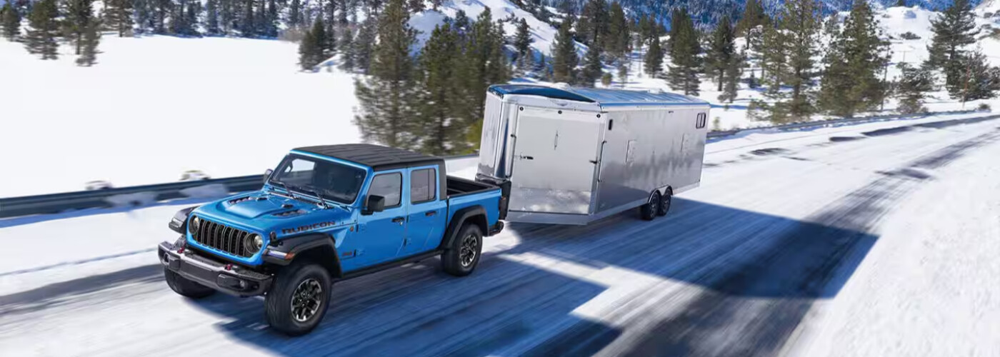 2025 Jeep Gladiator Rubicon Towing a Trailer