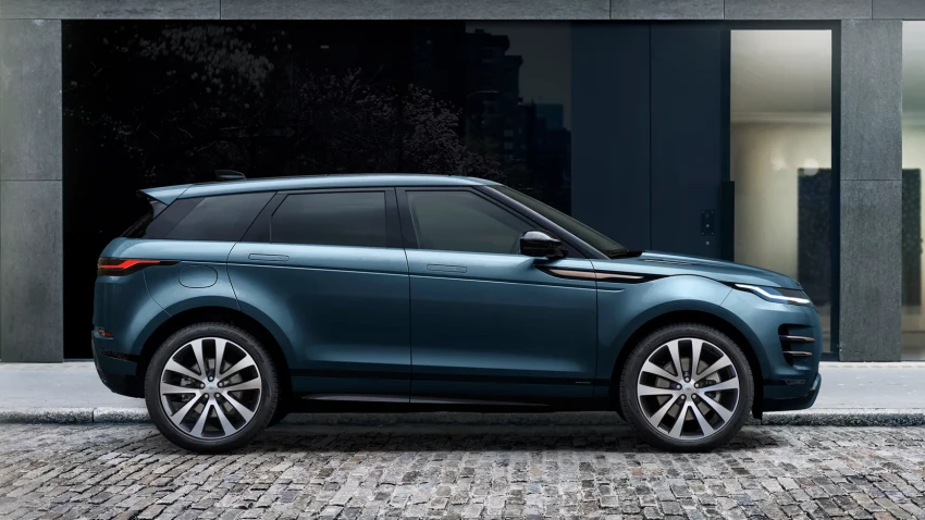 2026 Range Rover Evoque exterior available at Land Rover Rockford in Rockford, IL