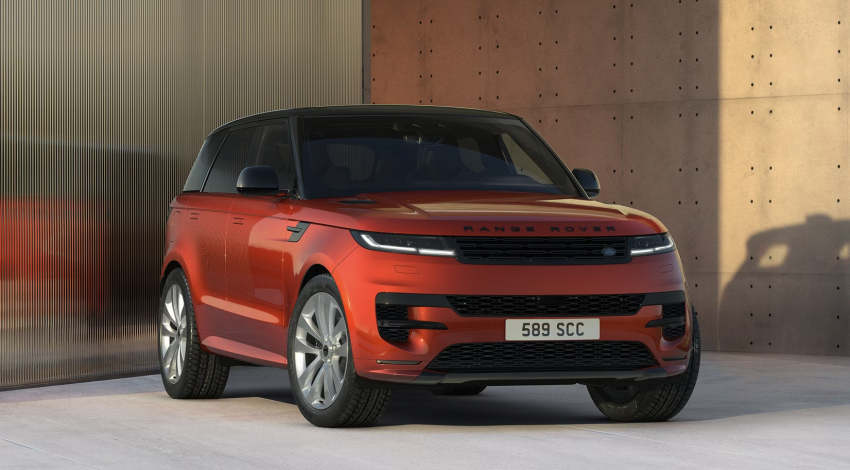 2026 Range Rover Sport in red color