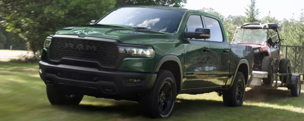 2026 RAM 1500 Towing an ATV