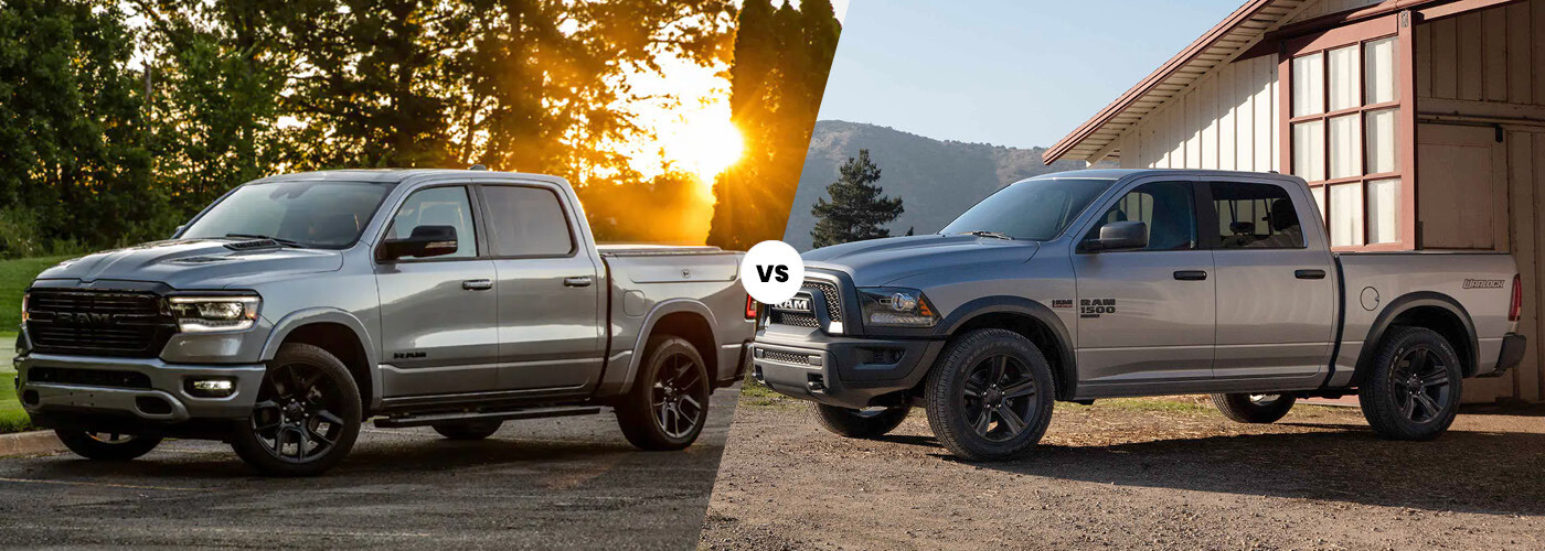 2022 Ram 1500 vs. 2022 Ram 1500 Classic