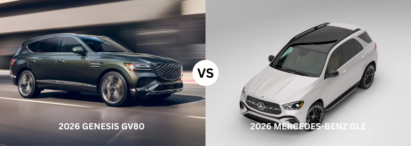 2026 Genesis GV80 vs Mercedes-Benz GLE