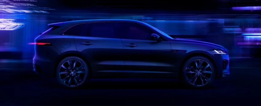 2026 Jaguar F-Pace in futuristic tunnel