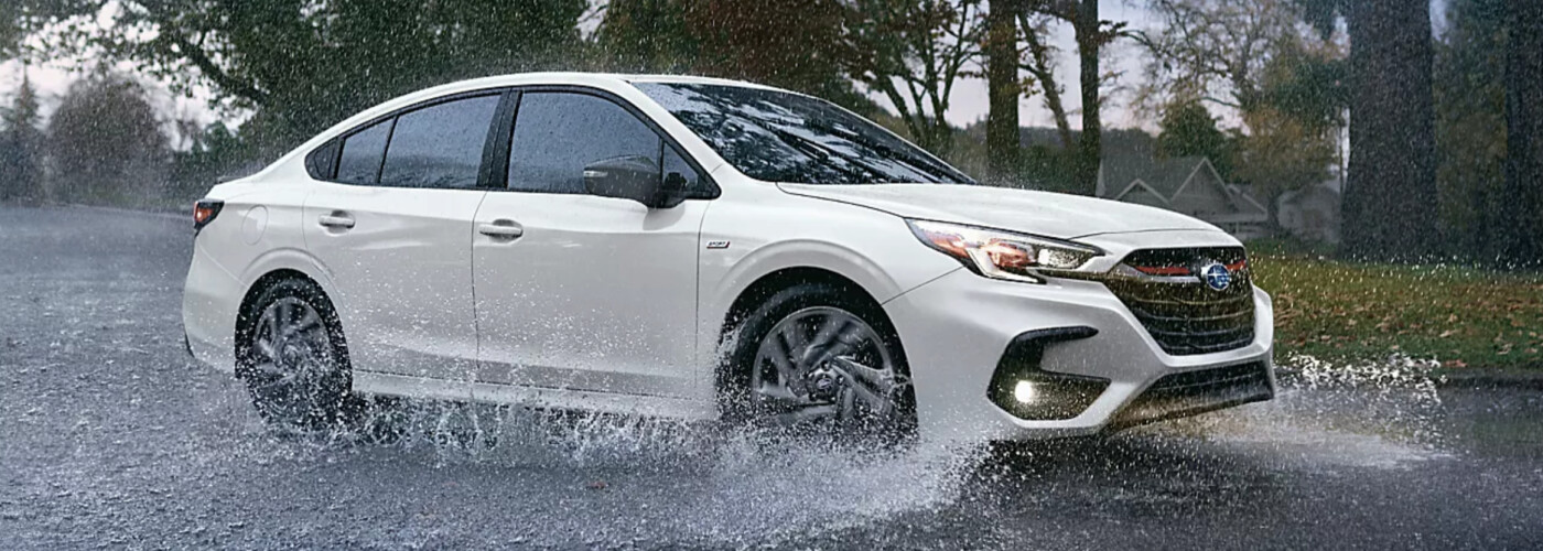 2025 Subaru Legacy 2025 Subaru Legacy driving through flooded streets