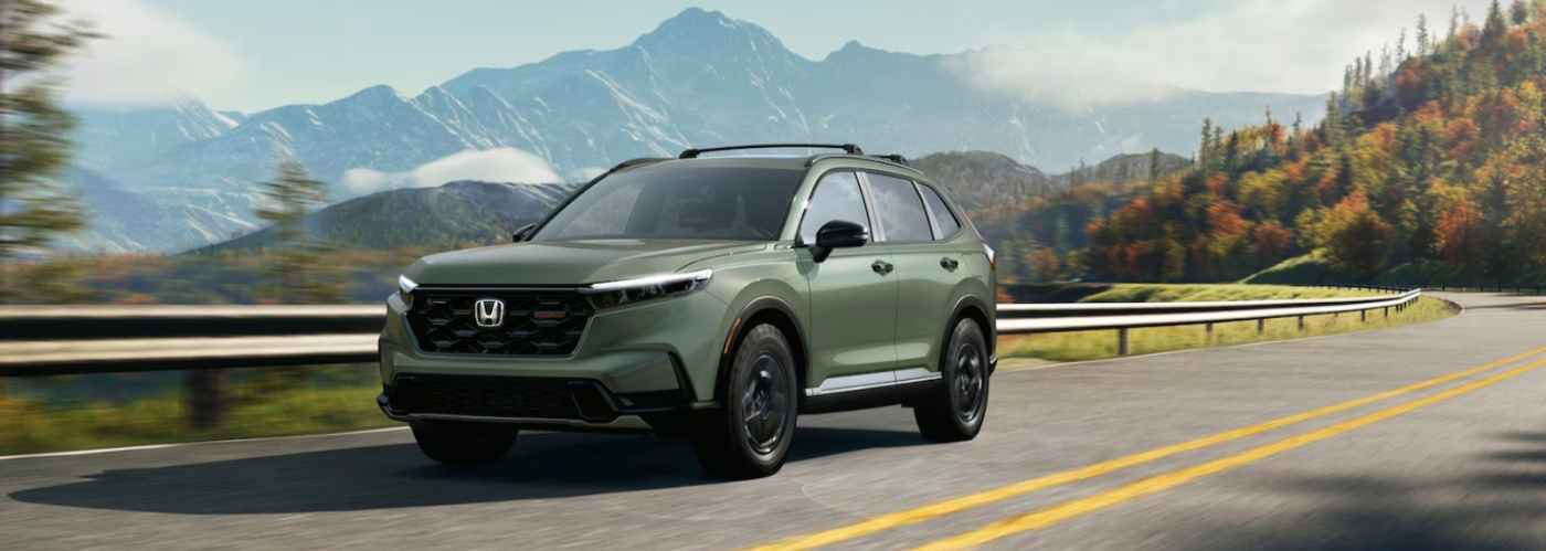 2026 Honda CR-V TrailSport Hybrid in Ash Green Metallic