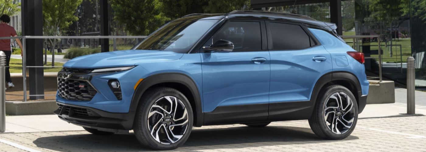 2026 Chevrolet Trailblazer driving down the road