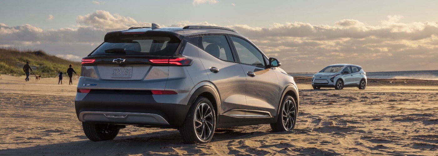 2022 Chevrolet Bolt EUV on the beach