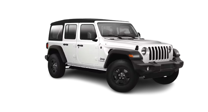 2024 Jeep Wrangler 4-Door Sport in Bright White Clear-Coat Exterior Paint