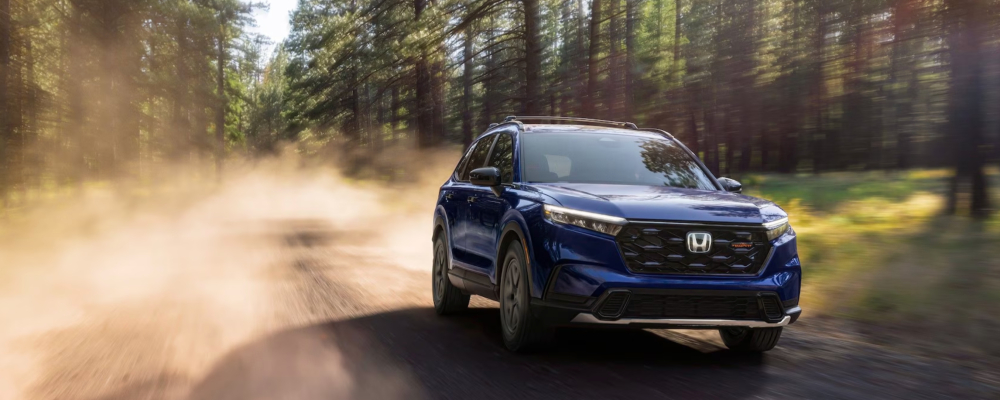 2026 Honda Trailsport Hybrid in Canyon River Blue Metallic