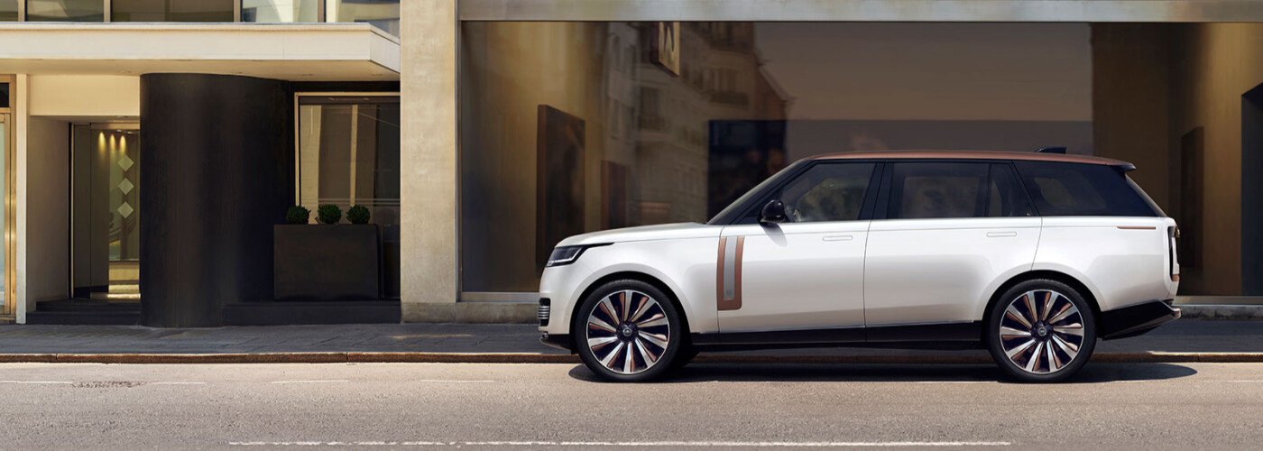 2022 Range Rover SV parked 2022 Range Rover SV parked