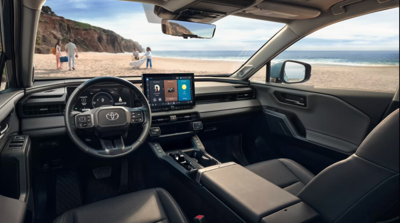 2026 Toyota RAV4 Interior on beach