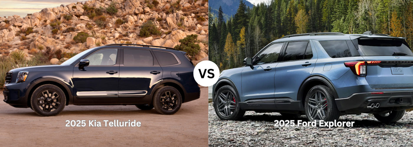 2025 Kia Telluride vs. 2025 Ford Explorer