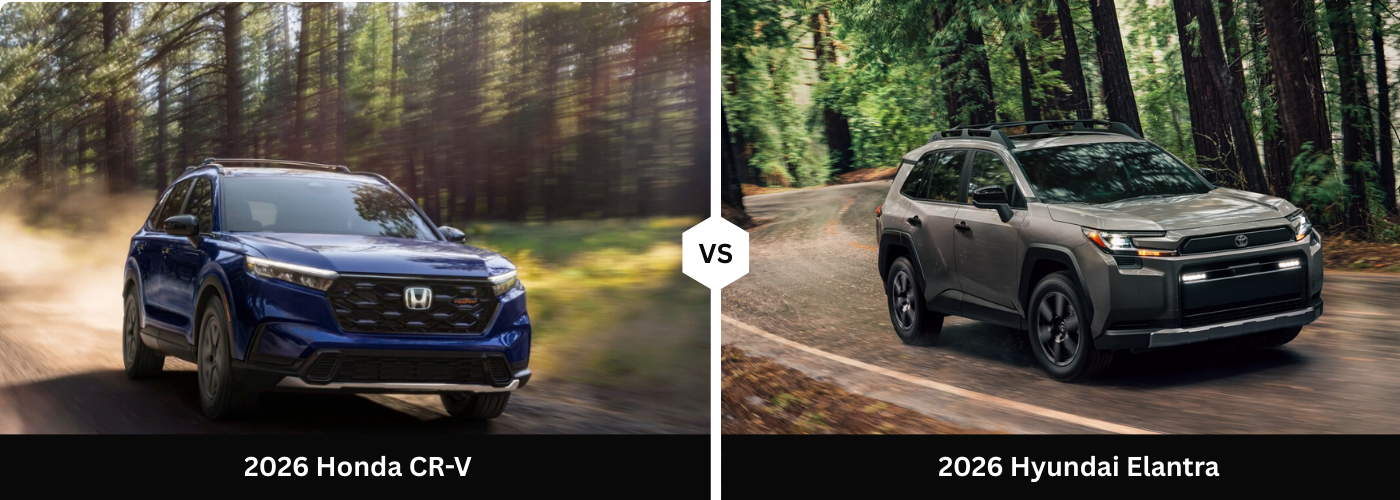 2026 Honda CR-V vs. 2026 Toyota RAV4 2026 Honda CR-V vs. 2026 Toyota RAV4