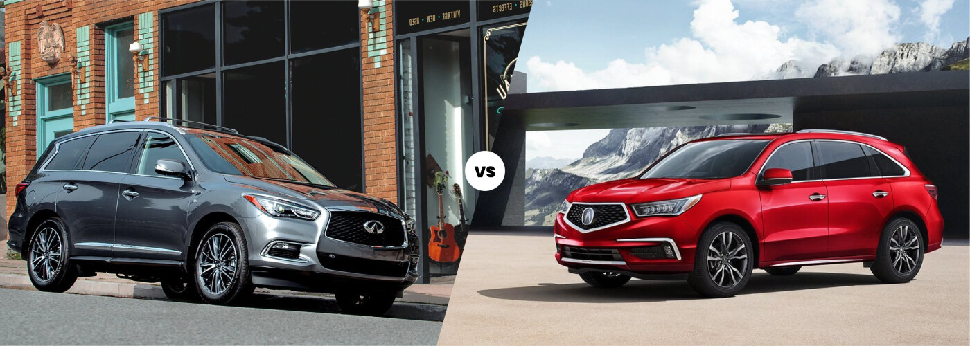 2020 INFINITI QX60 vs. 2020 Acura MDX 2020 INFINITI QX60 vs. 2020 Acura MDX