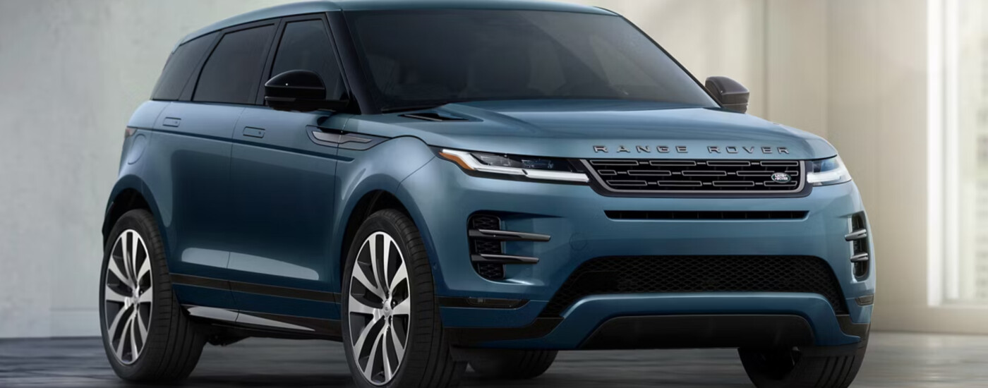 2025 Range Rover Evoque in blue