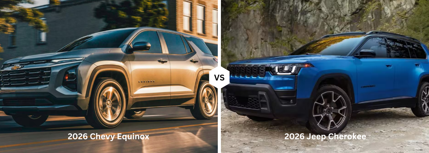 2026 Chevy Equinox vs. 2026 Jeep Cherokee