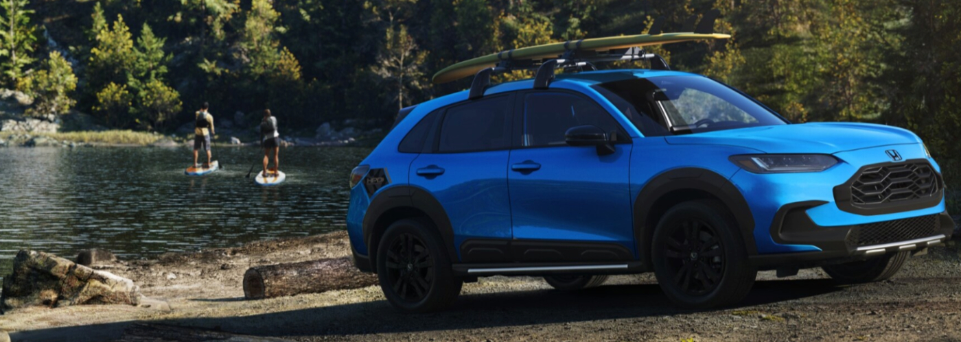 2026 Honda HR-V Sport in Boost Blue Pearl with Honda Genuine Accessories