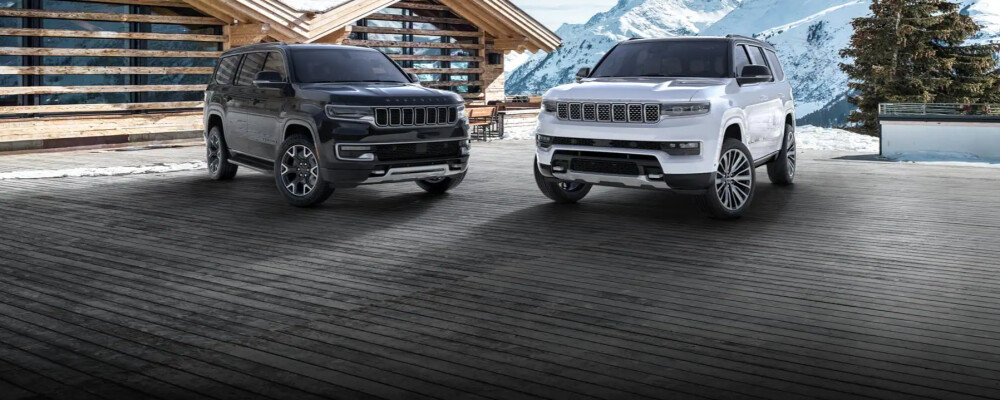 2023 Jeep Wagoneer 2023 Jeep Wagoneers Parked Next to Each other