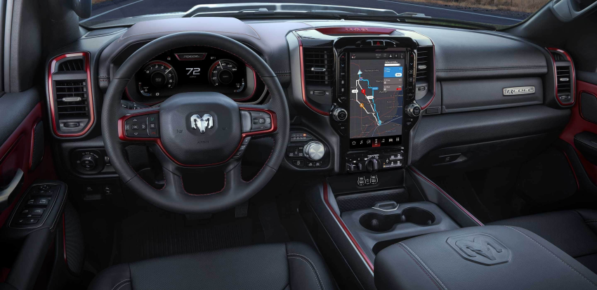 RAM 1500 Red Interior