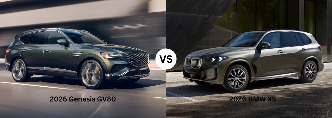 2026 Genesis GV80 vs. BMW X5