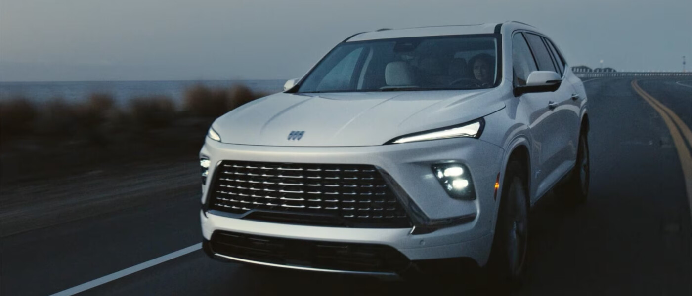 2026 Buick Enclave driving on highway 