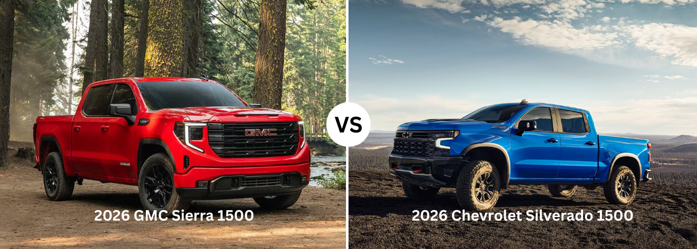 2026 GMC Sierra 1500 vs. 2026 Chevy Silverado 1500