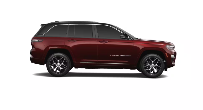 2023 Jeep Grand Cherokee 4xe Summit Reserve - Velvet Red Pearl-Coat / Black Clear-Coat