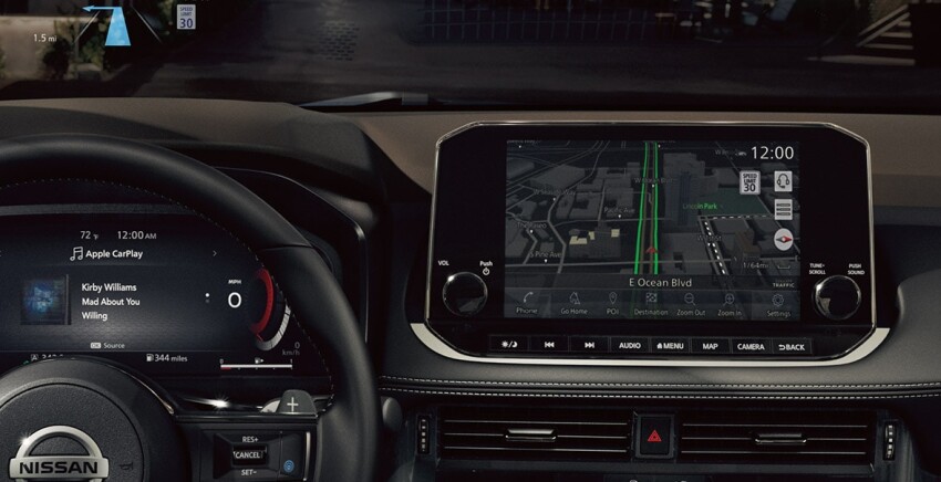 2021 Nissan Rogue Dashboard