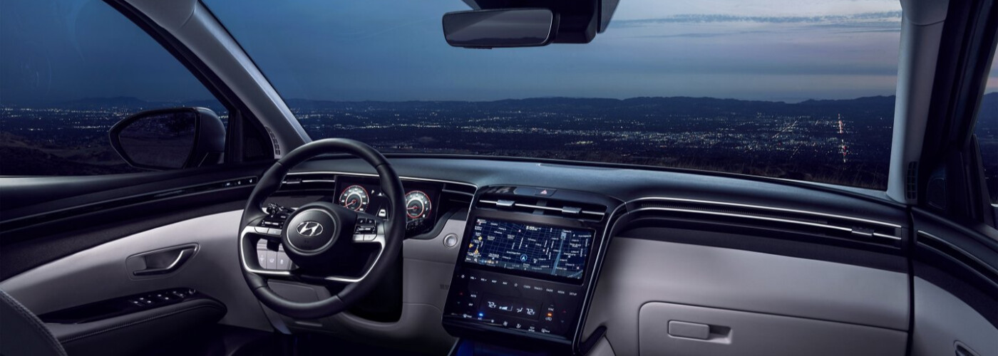 2022 Hyundai Tucson front seat interior