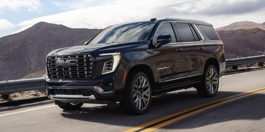2026 GMC Yukon Denali Driving on Road