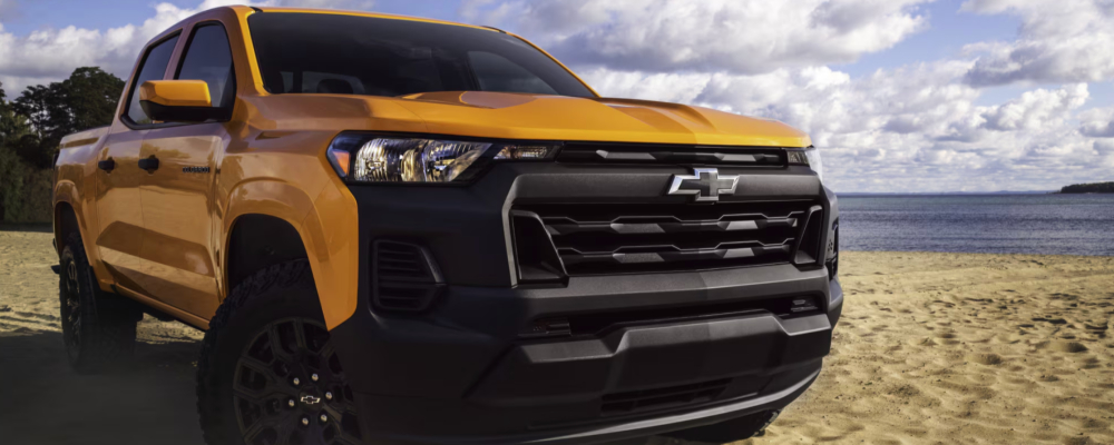 2026 Chevy Colorado WT with Custom Package in Sunrise Orange