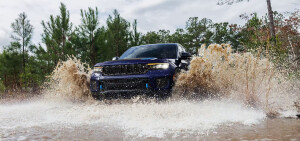 2024 Jeep Grand Cherokee driving through water