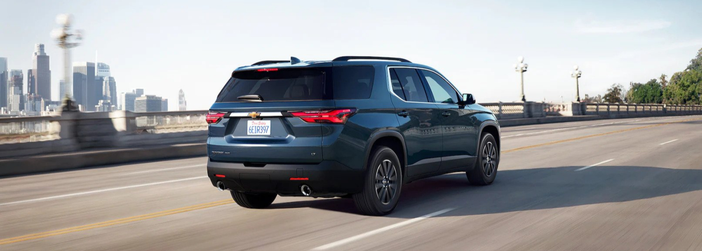 2022 Chevy Traverse on Highway