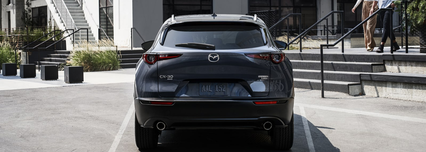 2023 Mazda CX-30 View from Behind 2023 Mazda CX-30 View from Behind