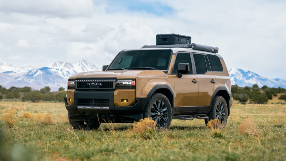 2025 Toyota Land Cruiser with Accessories 2025 Toyota Land Cruiser in field with mountainscape