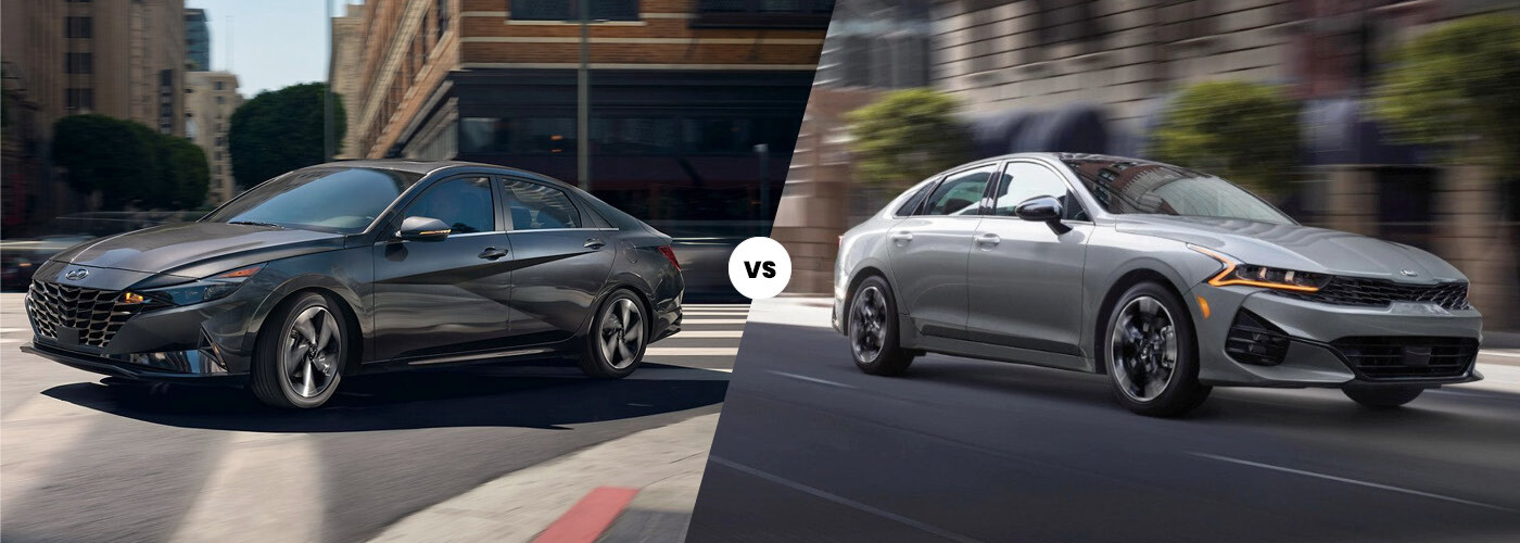 2021 Hyundai Elantra Vs. 2021 Kia K5 2021 Hyundai Elantra Vs. 2021 Kia K5