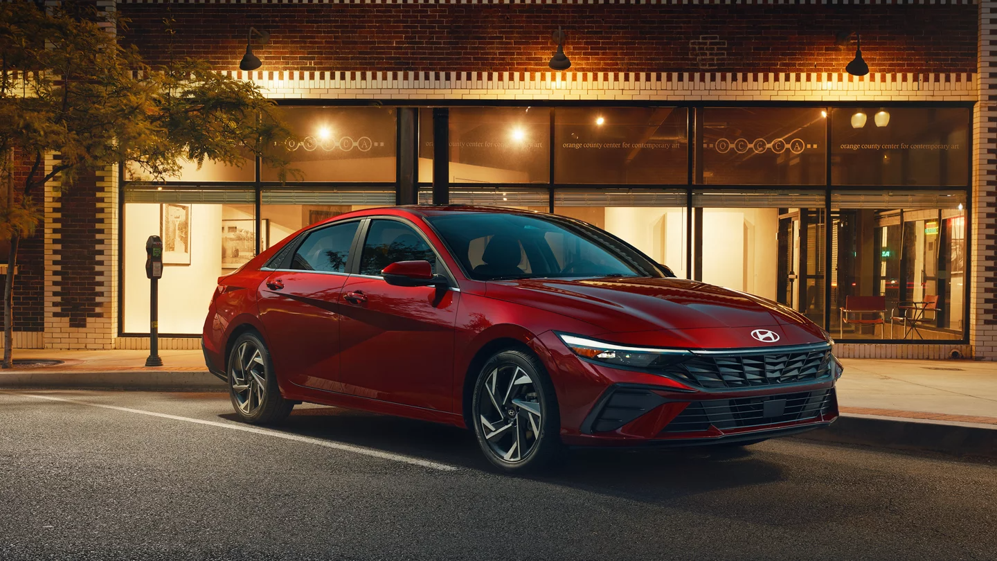 Side by side comparison of the 2026 Hyundai Elantra and 2026 Toyota Corolla in Memphis